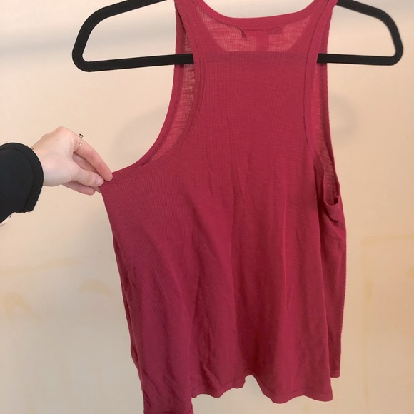 Volcom Red Racerback Tank Top - Picture 5 of 7